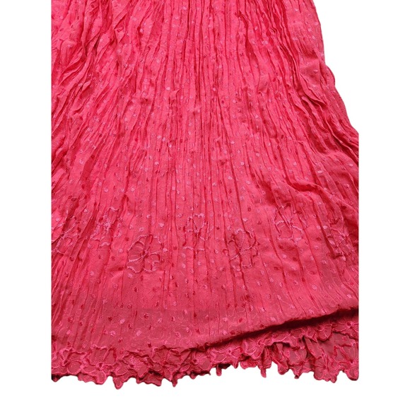 BADGLEY MISCHKA AMERICAN GLAMOUR Full Length Floral Embroidered Maxi Skirt Sz 1X - Picture 4 of 8